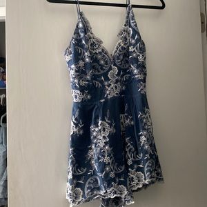 Agaci blue floral jumper